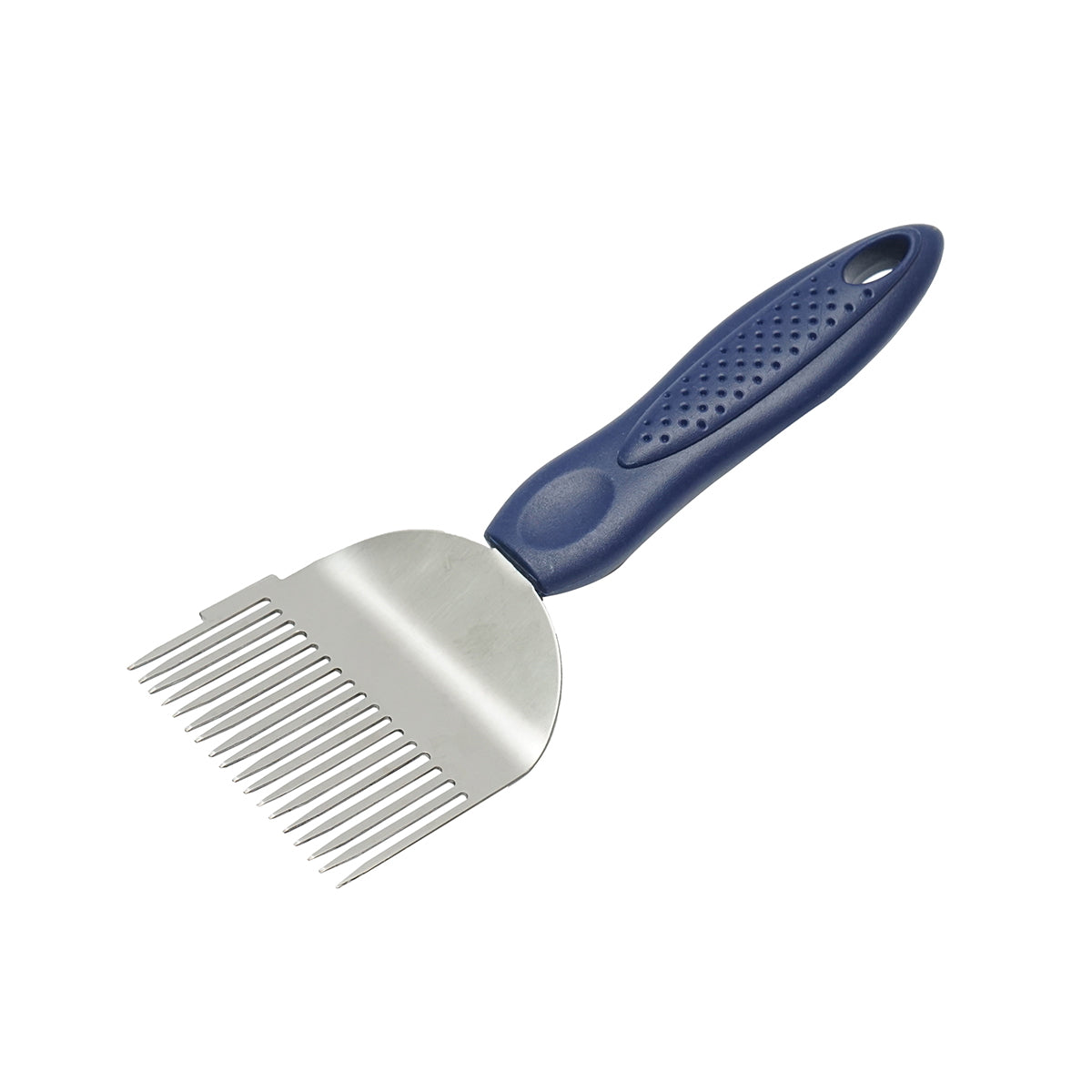 Beehive uncapping fork made of stainless steel with a plastic handle 190mm